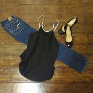 Sparkling strapped top